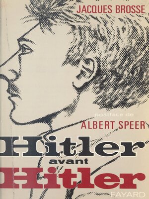 cover image of Hitler avant Hitler